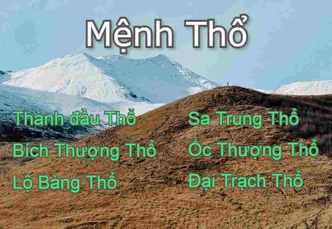 Những tuổi nào thuộc mệnh thổ